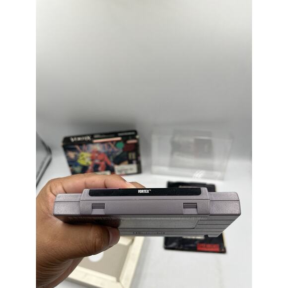Vortex - Super Nintendo snes Manual Box insert and game included - Picture 7 of 16
